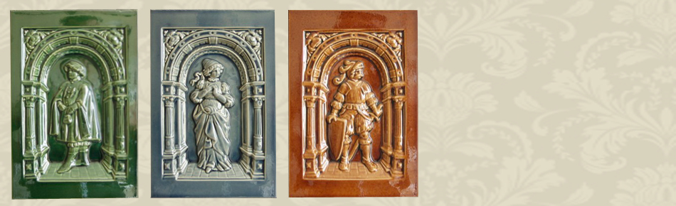 Авторские копии кафеля XVII века